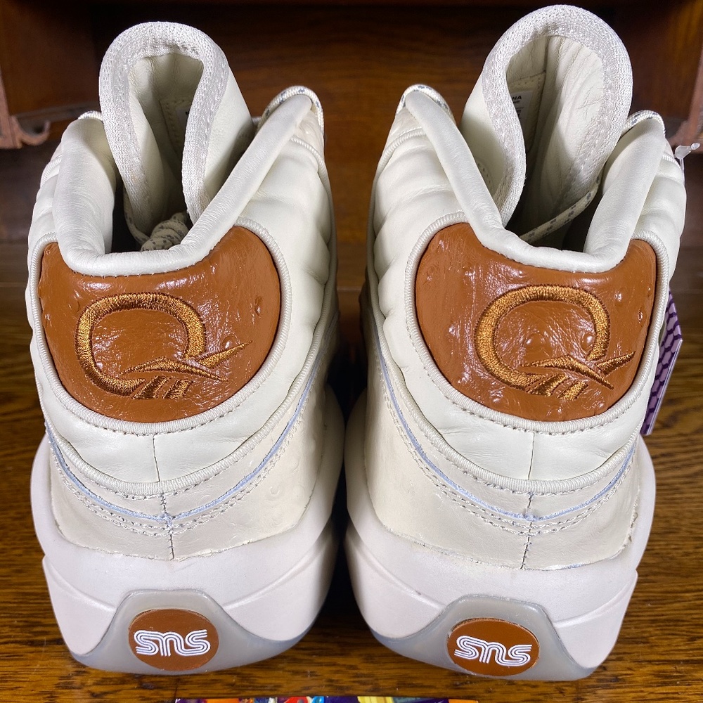 Reebok Question Mid SNS Mens Shoes Brown Size 11 - Picture 5 of 6